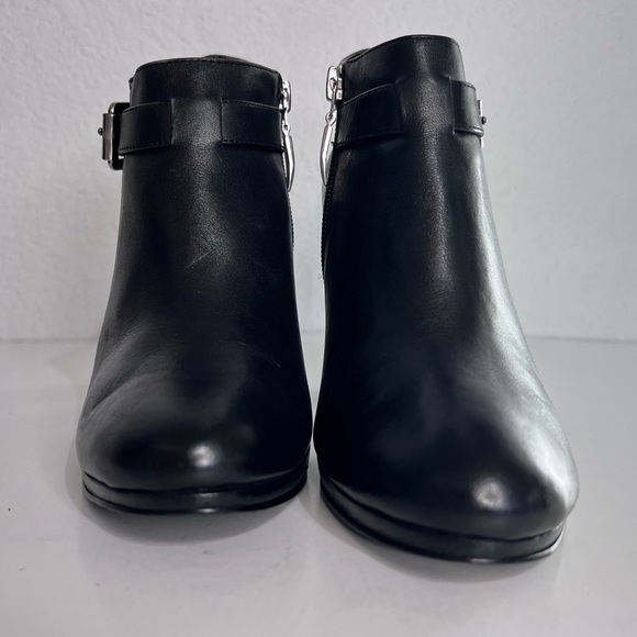 LAUREN by #RALPH LAUREN#  Black 🖤 Ankle Dress Booties - Picture 4 of 16